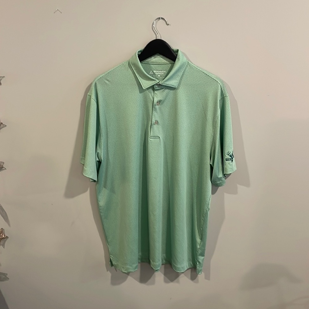 Large, Green Golf Polo